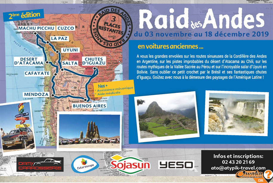 Raid des Andes - Parcours