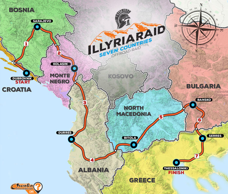 Illyria Raid 2020 PARCOURS REVERSE