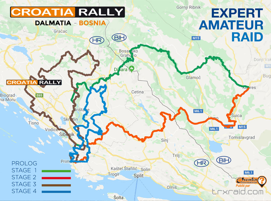 Croatia Rally Parcours