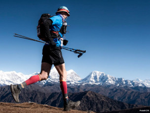 Trail dans l'Himalaya
