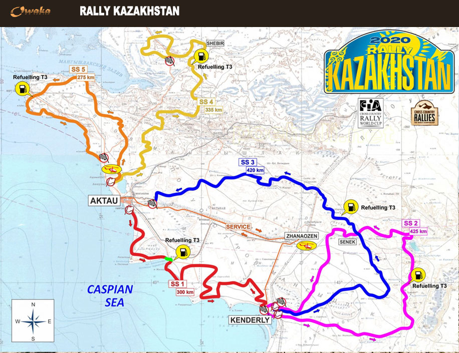 rallye raid, rally kazakhstan- live-traking