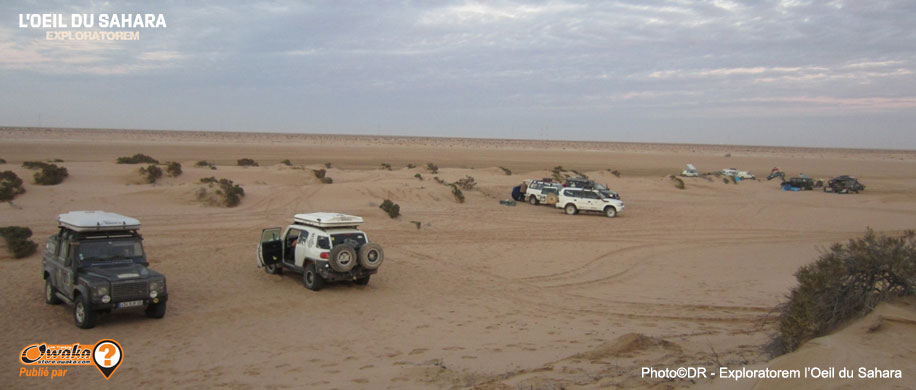 Exploratorem l'oeil du sahara raid 4x4 mauritanie