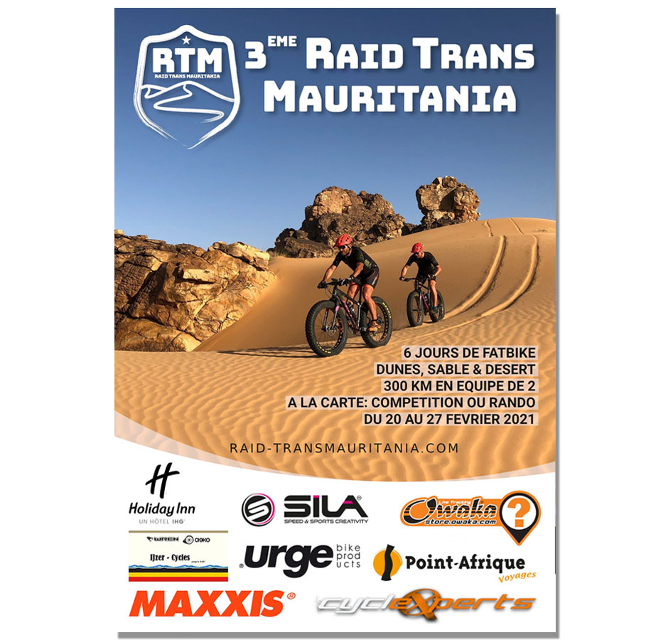 Raid TransMauritania - Affiche 2021 - Fat Bikes