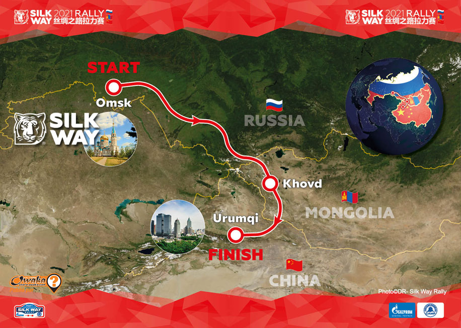 Silk Way Rally - Parcours