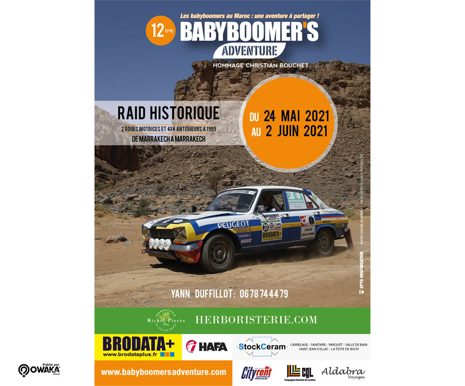 babyboomer's adventure, voitures anciennes, raid, maroc