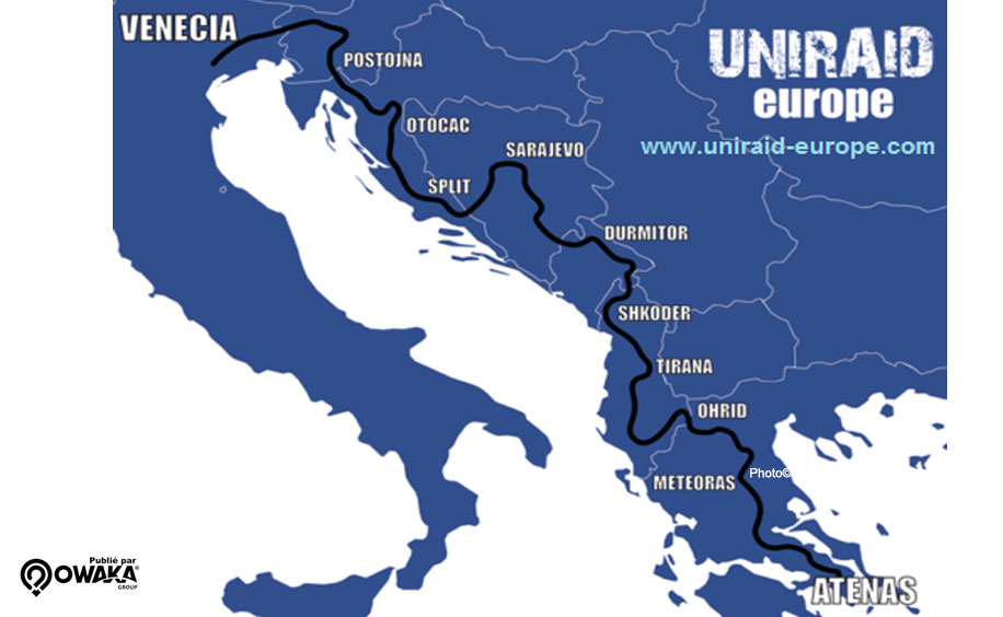 Uniraid Europe, Iridis Travel, Youngtimer, Etudiant, Itilie, Grèce
