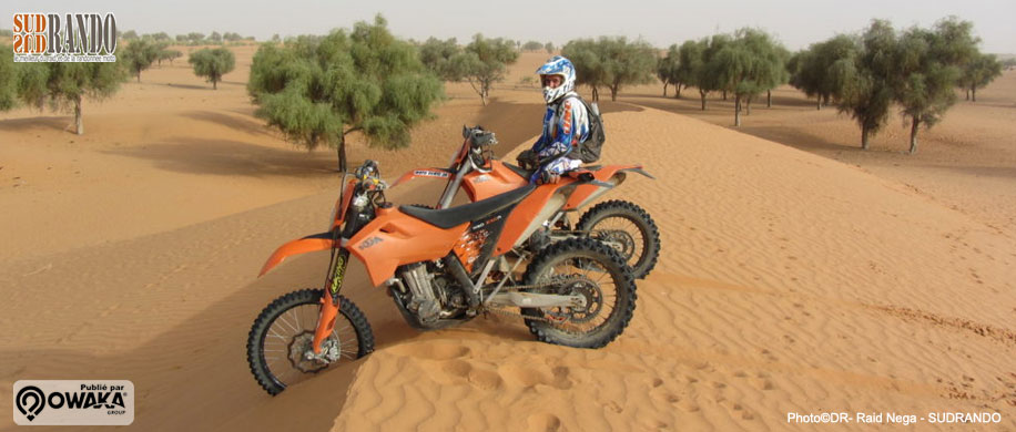 Raid Nega, SudRando, Mauritanie, Moto Rallye-raid 