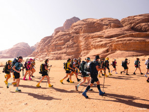 Le désert du Wadi Rum, Petra, la mer Morte, un trail absolument hors du temps vous attend !