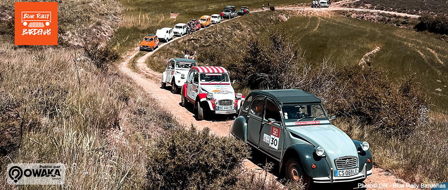 blue-rally-bardenas-raid-auto-voiture-4L-2CV-youngtimers-aventure-desert-bardenas-espagne-orientation