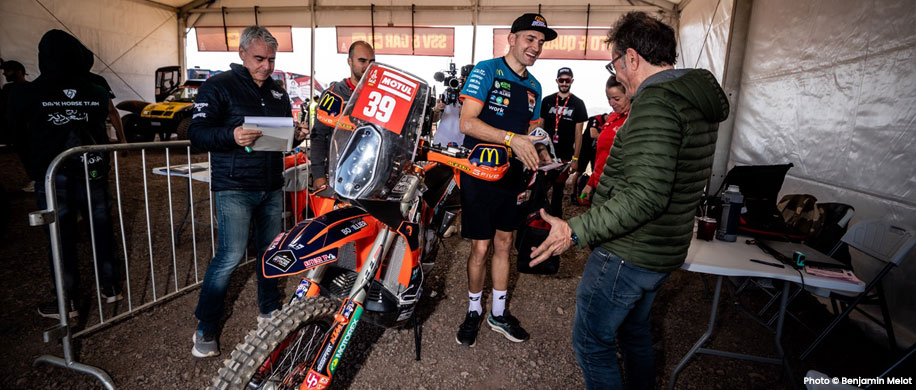 malle moto dakar, benjamin melot, astuce malle moto, original by motul, rallye moto, ktm 450, road to dakar