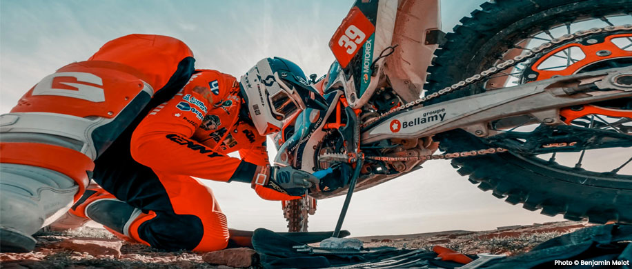 malle moto dakar, benjamin melot, astuce malle moto, original by motul, rallye moto, ktm 450, road to dakar