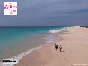 Rose Trip Cap-Vert, trek féminin, Boa Vista, Cap-Vert, défi personnel, trek orientation, solidarité, éco-citoyenneté, Ruban Rose, Cap Eco Solidaire