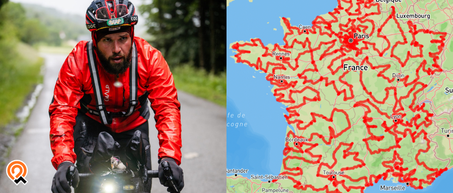 Thomas Billot, aventurier anciennement en situation d’obésité, se lance le 1er mai 2026 dans Mission M : 25 000 km à vélo monovitesse à travers les 94 départements français. Suivez son parcours en direct sur Owaka.live