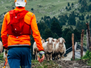 L'Ahuña Triathlon, c'est 180 km en moins de 24h pour traverser l'Iparralde d'ouest en est : 3 km de nage en océan, 146 km de gravel/VTT et 32 km de trail jusqu'au pic d'Anie, en autonomie totale. Découvrez ce challenge unique au Pays Basque sur Owaka.