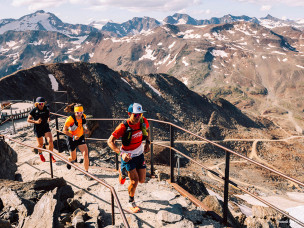 Ultra-trail au Tyrol du Sud sur la légendaire Ötziroute : 58 km, 3626 m D+, jusqu'à 3250 m d'altitude. Découvrez le Schnalstal Alpine Trail sur Owaka.