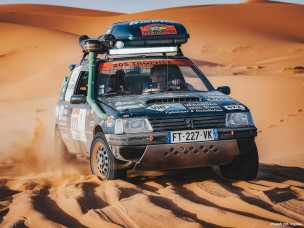 Raid Peugeot 205, 205 Trophée Maroc, Peugeot 205 Dakar 1987, Raid youngtimers Maroc, tout terrain Peugeot 205, Raid automobile technique, Navigation GPS 205 Trophée, Rallye Peugeot désert, Raid solidaire Maroc