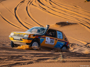 Raid Peugeot 205, 205 Trophée Maroc, Peugeot 205 Dakar 1987, Raid youngtimers Maroc, tout terrain Peugeot 205, Raid automobile technique, Navigation GPS 205 Trophée, Rallye Peugeot désert, Raid solidaire Maroc