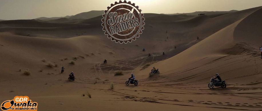 sandraiders - raid maroc moto vintage