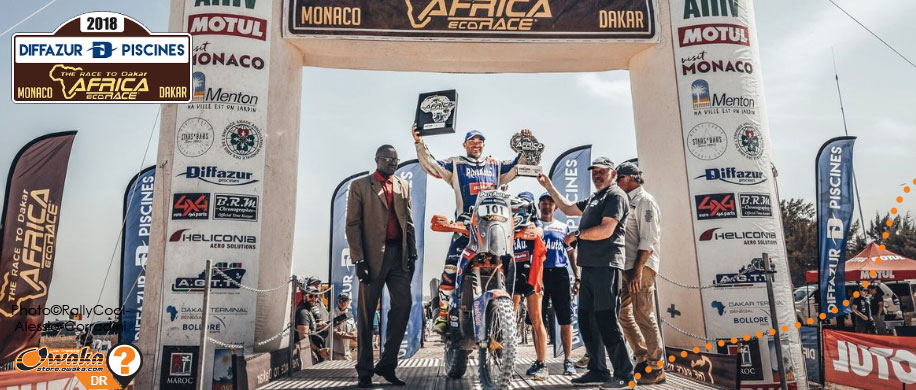 2018 Africa Eco Race - Etape 12 - Podium Moto