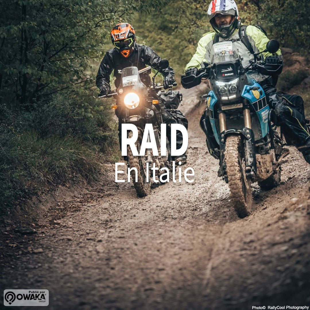 📆  Raid moto en Italie pour 2024 : off-road maxi-trail et moto trail : navigation road-book ou GPS ! 