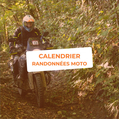 📆 Calendrier randonnées moto