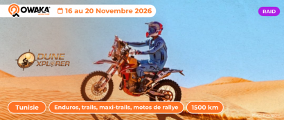 Dune Xplorer : le raid moto en Tunisie encadré par des professionnels et top pilotes