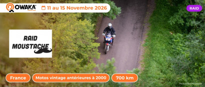 Raid Moustache : un raid moto en Aveyron sur le thème Movember 