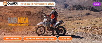 Raid Nega : un voyage en moto au coeur de la Mauritanie
