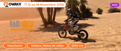 Raid Nega : un raid moto pour découvrir les merveilles de la Mauritanie