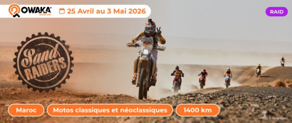 Sandraiders : une aventure moto au Maroc pour revivre l'esprit Dakar des années 80 !