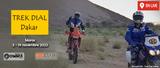 [Raid Moto] Trek Dial Dakar, c'est maintenant en live sur Owaka !