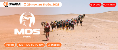 Marathon des Sables Pérou, c'est maintenant en live sur Owaka !