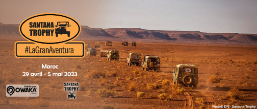 [Raid] Santana Trophy, un raid à bord d'un Land Rover Santana, Series, Defender au milieu du désert Marocain. 