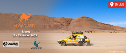 [Raid] Nomad Raid, c'est maintenant en live sur Owaka ! (Road-trip solidaire au Maroc en Youngtimers)