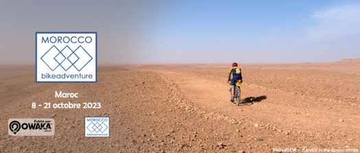 [Cycling] Morocco Bike Adventure, une aventure à vélo de 2300 km de Tanger à Sidi Ifni, à travers les montagnes de l'Atlas jusqu'au désert du Sahara.