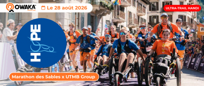 Projet HOPE : l'UTMB et le Marathon des Sables réunis pour une aventure inclusive à Chamonix