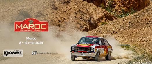 [Rallye-Raid] Maroc Historic Rally, un rallye pour les véhicules historiques au Maroc : Ford Escort MK1 GR4, Lancia Beta Coupé, Porsche 911 Safari ...