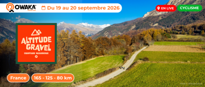Altitude Gravel Champsaur Valgaudemar 2026 : suivez la course en direct avec le tracking GPS Owaka