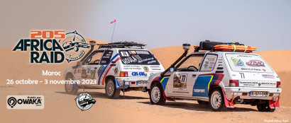 [Raid] 205 Africa Raid, Un roadtrip en Peugeot 205 en Tunisie, Maroc, Corse ... 