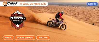 Casteu Trophy : un enduro en duo au Maroc dans les dunes de Merzouga