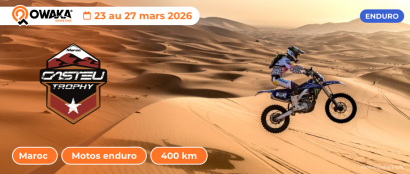 Casteu Trophy : un enduro en duo au Maroc dans les dunes de Merzouga