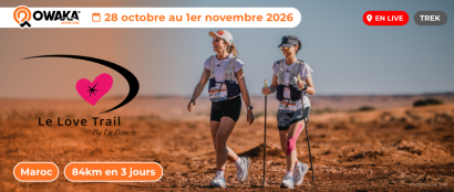 Love Trail 2026 : suivez en direct le trek et trail 100 % féminin du Maroc