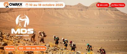 Marathon Des Sables Maroc 2025, c'est maintenant en live sur Owaka !