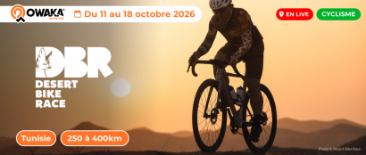 Desert Bike Race 2026 : le live tracking GPS pour suivre les cyclistes dans le Sahara tunisien