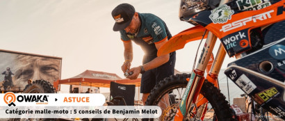 Malle-moto : 5 conseils pour le rallye-raid avec Benjamin Melot