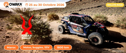Addax Rally : un rallye-raid pour moto et buggy au Maroc 
