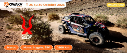 Addax Rally : un rallye-raid pour moto et buggy au Maroc 