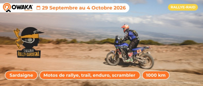 Swank Rally Di Sardegna : le rallye-raid incontournable en Sardaigne en moto !