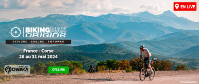 BikingMan Corsica 2024, c'est maintenant en live sur Owaka ! BikingMan Corsica live tracking 