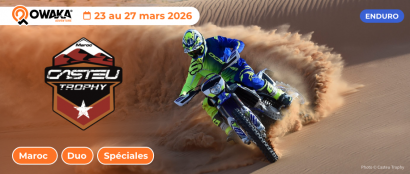 Enduro au Maroc : le Casteu Trophy l'aventure à faire en duo à Merzouga en mars 2026